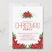 ポインセチアフローラクリスマスパーティー 招待状 (正面)