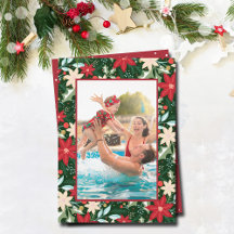 ポインセチアフローラクリスマスフォト