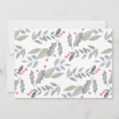 ポインセチアフローラハンドドロッドホリデーガーランド写真 (裏面)