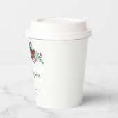 ポインセチアフローラファミリーフェスティバルクリスマスカスタム 紙コップ (左)