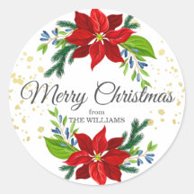 ポインセチアフローラブーケ，クリスマス