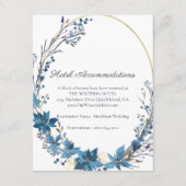 ポインセチアフローラホテル宿泊施設 |ターコイズ エンクロージャーカード (正面)