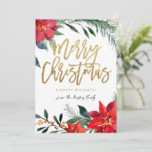 ポインセチアフローラメリークリスマス (スタンド正面)