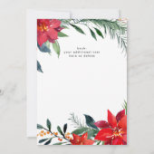 ポインセチアフローラメリークリスマス (裏面)