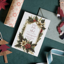 ポインセチアブルゴーニュ金ゴールドクリスマス結婚フローラ