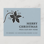 ポインセチアメリークリスマスニューホーム 案内ポストカード (正面)