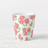 ポインセチアラテマグ カフェラテマグ (正面)