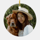 ポインセチアリース踊りトナディアメリークリスマス セラミックオーナメント (裏面)