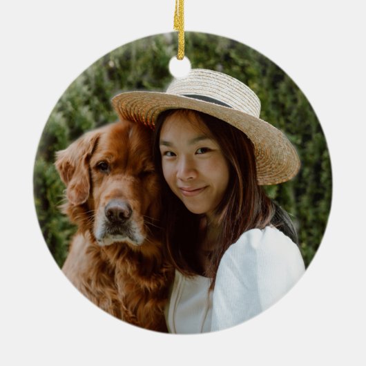 ポインセチアリース踊りトナディアメリークリスマス セラミックオーナメント (裏面)