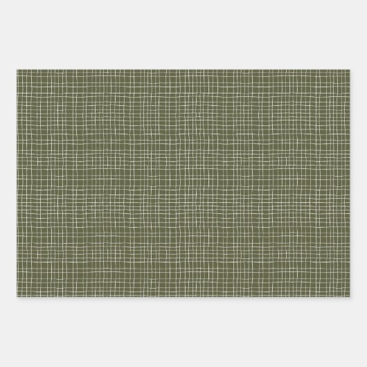 ポインセチア折り返し紙セット(3枚) ラッピングペーパーシート (正面3)