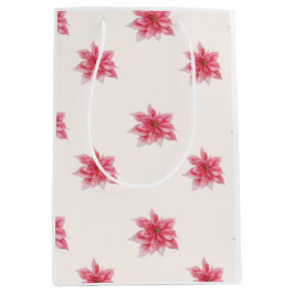 ポインセチア抱き枕 ミディアムペーパーバッグ