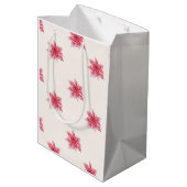 ポインセチア抱き枕 ミディアムペーパーバッグ (裏面アングル)