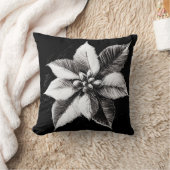 ポインセチア枕 クッション (ブランケット)