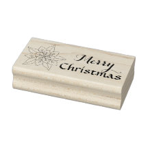 ポインセチア花イラストレーションメリークリスマス