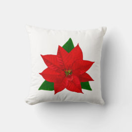 ポインセチア花 クッション