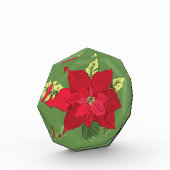 ポインセチア花 フォトブロック (左)