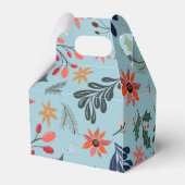 ポインセチア葉ベリークリスマスサンキュー フェイバーボックス (裏面サイド)