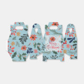 ポインセチア葉ベリークリスマスサンキュー フェイバーボックス (折り畳みなし)