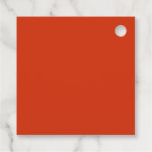 ポインセチア赤いグラフィックの休日の写真 フェイバータグ (裏面)