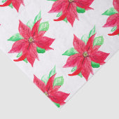 ポインセチア赤フローラクリスマスフラワー 薄葉紙 (詳細)