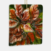 「ポインセチア」オーナメント セラミックオーナメント (右)