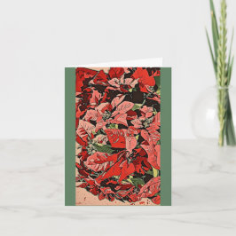 ポインセチア カード