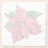 ポインセチア ガラスコースター (裏面)