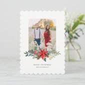ポインセチア・ガーランド・フォト・カード シーズンカード (スタンド正面)