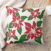 ポインセチア クッション (ブランケット)