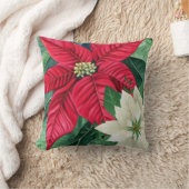 ポインセチア クッション (ブランケット)