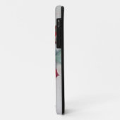 ポインセチア・クリスマスオイル塗装 Case-Mate iPhoneケース (裏面/左)