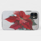 ポインセチア・クリスマスオイル塗装 Case-Mate iPhoneケース (裏面(横))