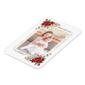 ポインセチア・クリスマスホリディマグネット マグネット (左側)