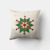 ポインセチア・クリスマス クッション (裏面)