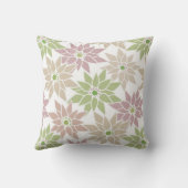 ポインセチア、クリスマス クッション (裏面)