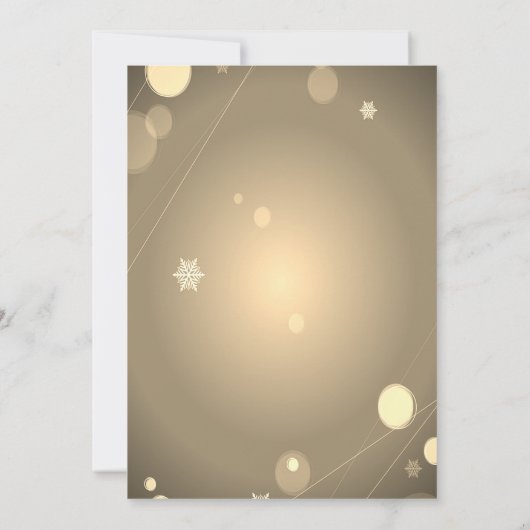 ポインセチア・コンフェッティ カンパニークリスマスパーティー 招待状 (裏面)