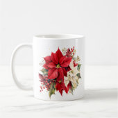 ポインセチア・コーヒーマグ コーヒーマグカップ (左)