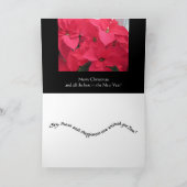 ポインセチア シーズンカード (内部)