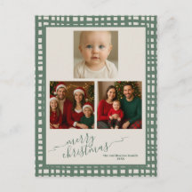 ポインセチア・セージグリーン・クリスマス写真