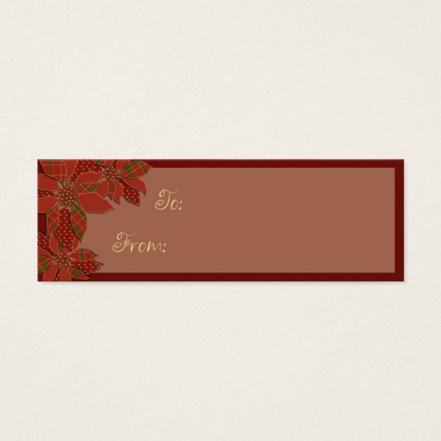 ポインセチア・パッチワーク (正面)