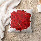 ポインセチア・パラダイスピロー クッション (ブランケット)