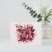 ポインセチア・フェアリー ポストカード (スタンド正面)