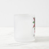 ポインセチア フロストグラスマグカップ (中央)