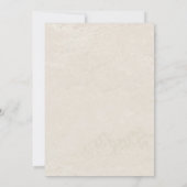 ポインセチア&ベリーエレガントな結婚式 セーブザデート (裏面)