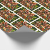 「ポインセチア」 ラッピングペーパー (角)