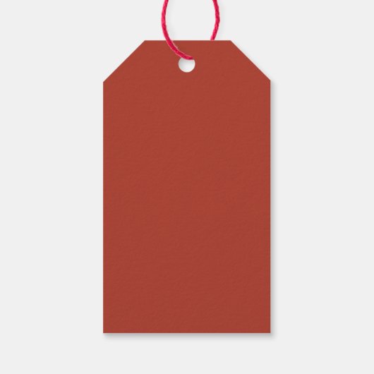 ポインセチア 手作りの愛の名前 クリスマス ギフトタグ (裏面)