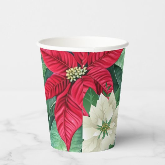 ポインセチア 紙コップ (右)