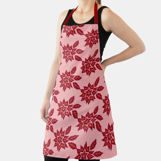 ポインセチア（赤） エプロン (インサイチュ)