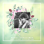 *~*ポインセチアAP20メリークリスマス写真 ウィンドウサイン (シート3)