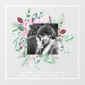 *~*ポインセチアAP20メリークリスマス写真 ウィンドウサイン (シート)